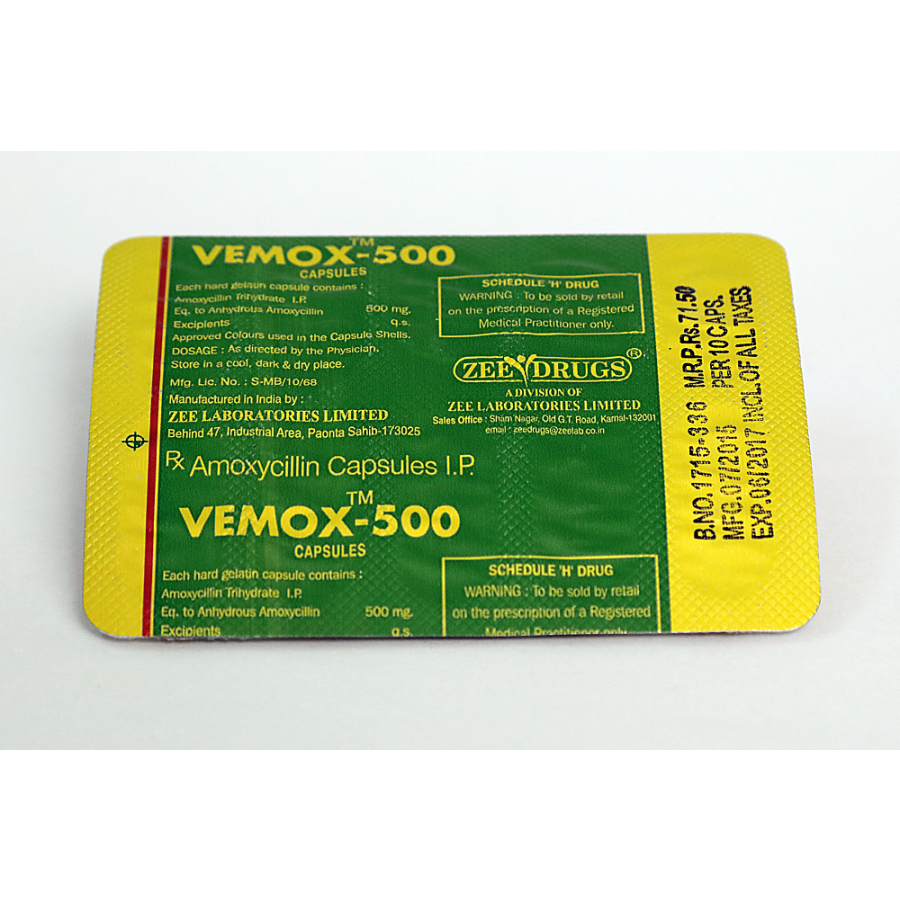 Vemox 500 Zee Drugs